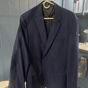 Boss Midnight Blue Textured Blazer